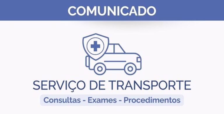 Comunicado – Serviço de Transporte
