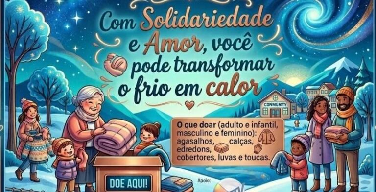 Doe agasalhos e proteja quem precisa