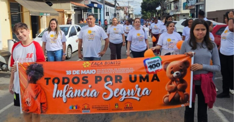 Assistência Social realiza passeata de Proteção Infantil