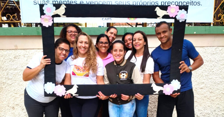 CAPS I e CAPS Infantojuvenil fazem ação sobre o Dia Nacional da Luta Antimanicomial
