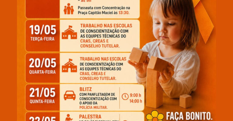 Semana reforça proteção infantil